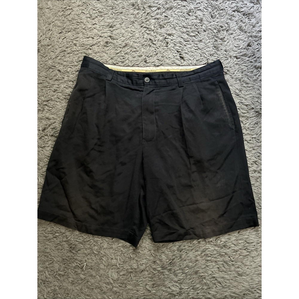 Tommy Bahama Relax Black Formal shorts Size 34 100% silk Men